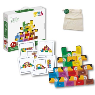 Brinquedo Infantil Joguinhos de Bolsa Empilhe os Tucanos Babebi Jogo Educativo Criança Presente em Oferta na Shopee