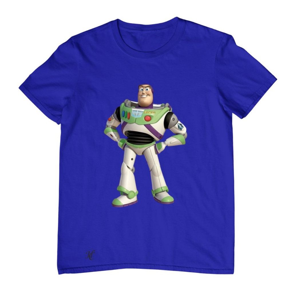 Camiseta Infantil Estampada Personagem Buzz Camisa Juvenil 100% Algodão