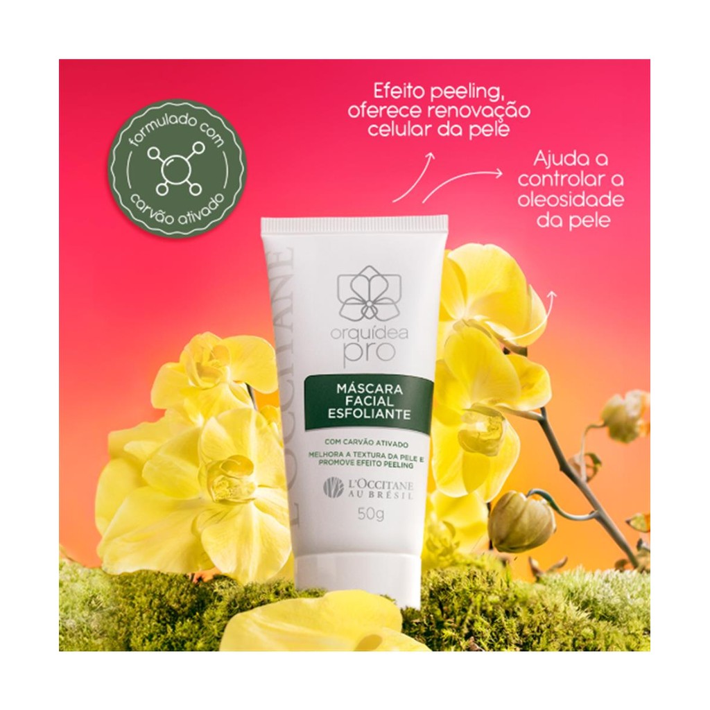 Máscara Facial Esfoliante Orquídea Pro 50g