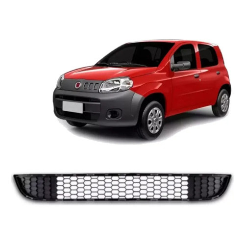 Grade Parachoque Central Uno Vivace 2010 2011 2012 Preta em Oferta na Shopee