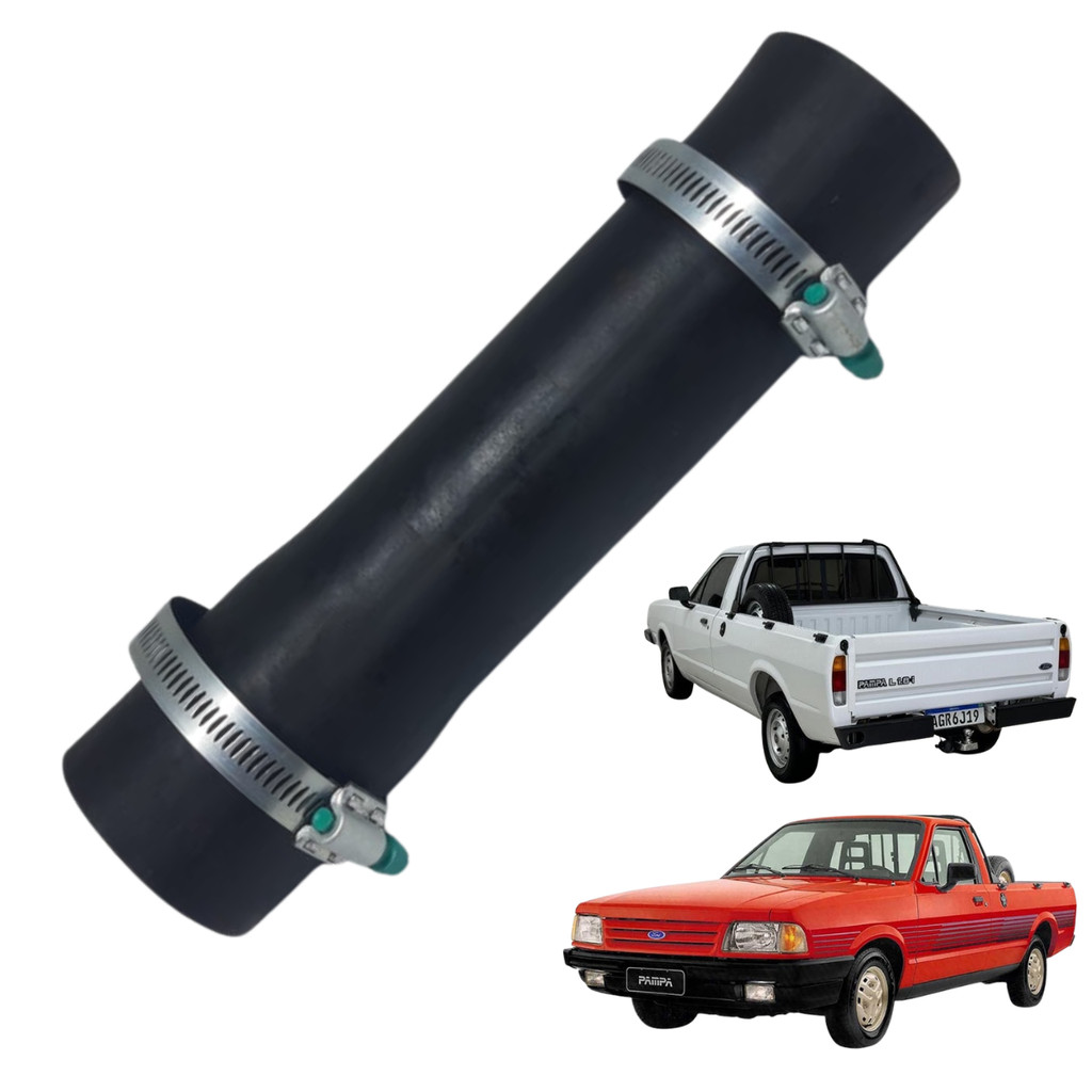 Mangueira Tubo Abastecimento Bocal Tanque Combustível Ford Pampa CHT 1.6 AP 1.8 c/ Abracadeiras em Oferta na Shopee