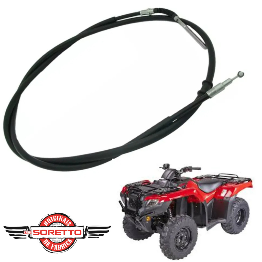 Cabo Freio Mão Quadriciclo Honda Fourtrax Trx 420 2014 a 2021 Original Soretto em Oferta na Shopee