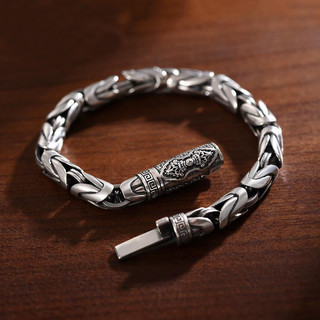 Pulseira Trançada De Prata 925 Vintage – Decoração De Mão Hip Hop Com Pilão De Diamante Para Homens