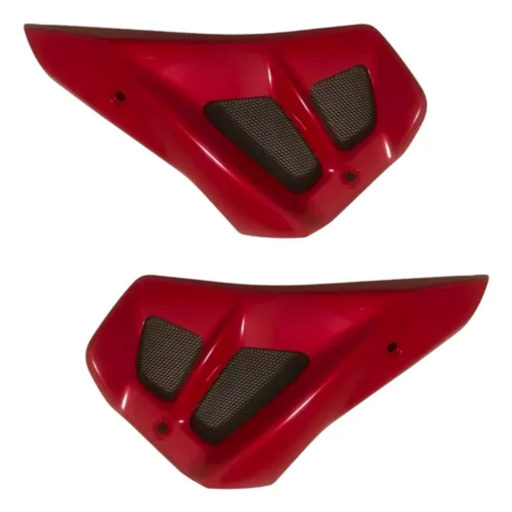 Par CArenagem Tampas Do Chassi VERMELHAS Suzuki Bandit 650 2006 2007 2008