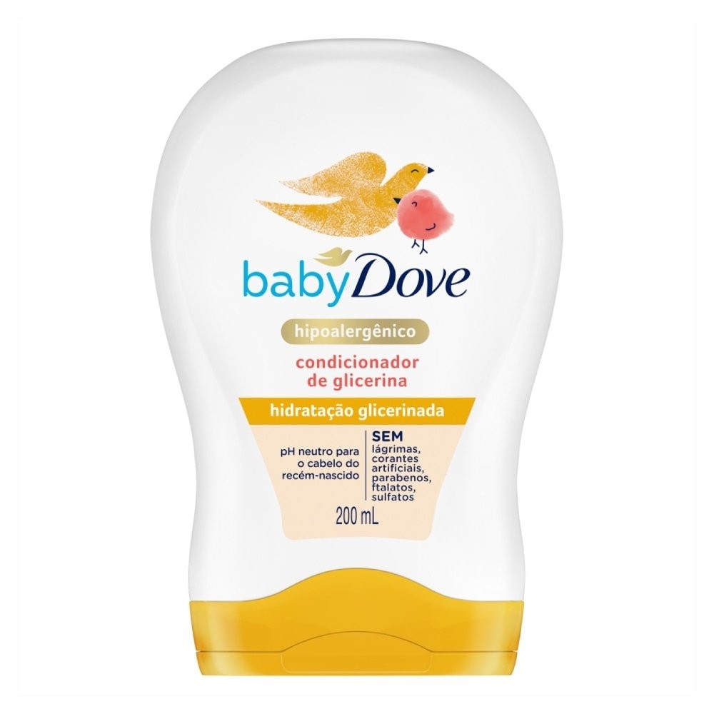 Condicionador Dove Baby Hidratação Glicerinado 200ml em Oferta na Shopee