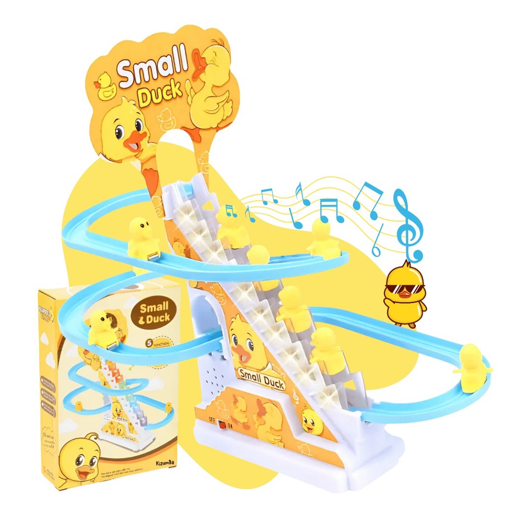 Brinquedo Infantil Pista Patinho Musical Escorrega Com Música Educativo Interativo Crianças Kizumba em Oferta na Shopee