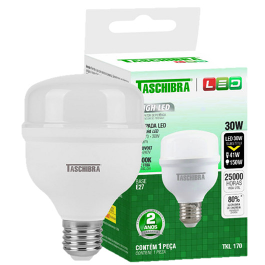 Lâmpada Led Taschibra 30w: Onde Comprar | BuscaProdutos