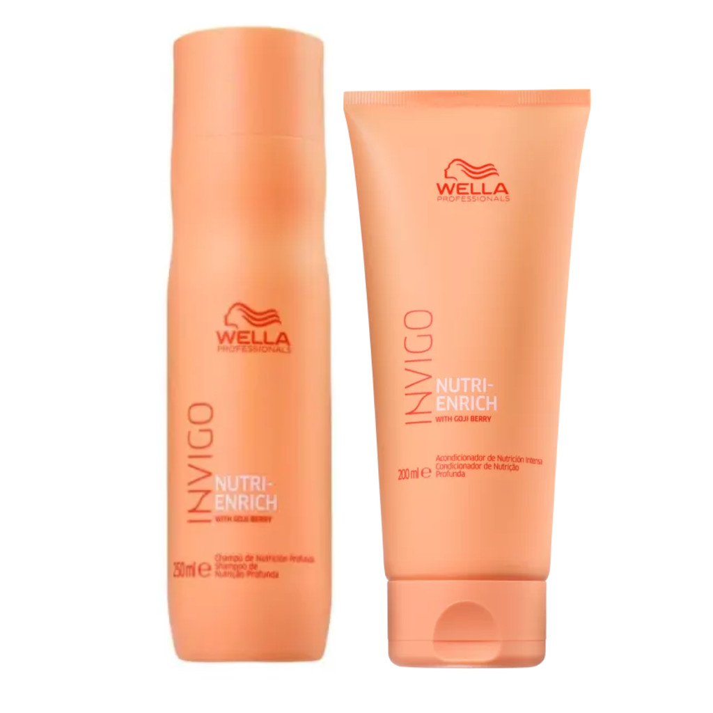 Kit Invigo Nutri Enrich Shampoo 250ml + Condicionador 200ml - Wella