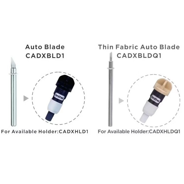 PROMOÇÃO KIT 2 LAMINAS DE CORTE BROTHER SCANNCUT CADXBLD1 - CADXBLDQ1 - MODELOS SDX85 SDX125 SDX225