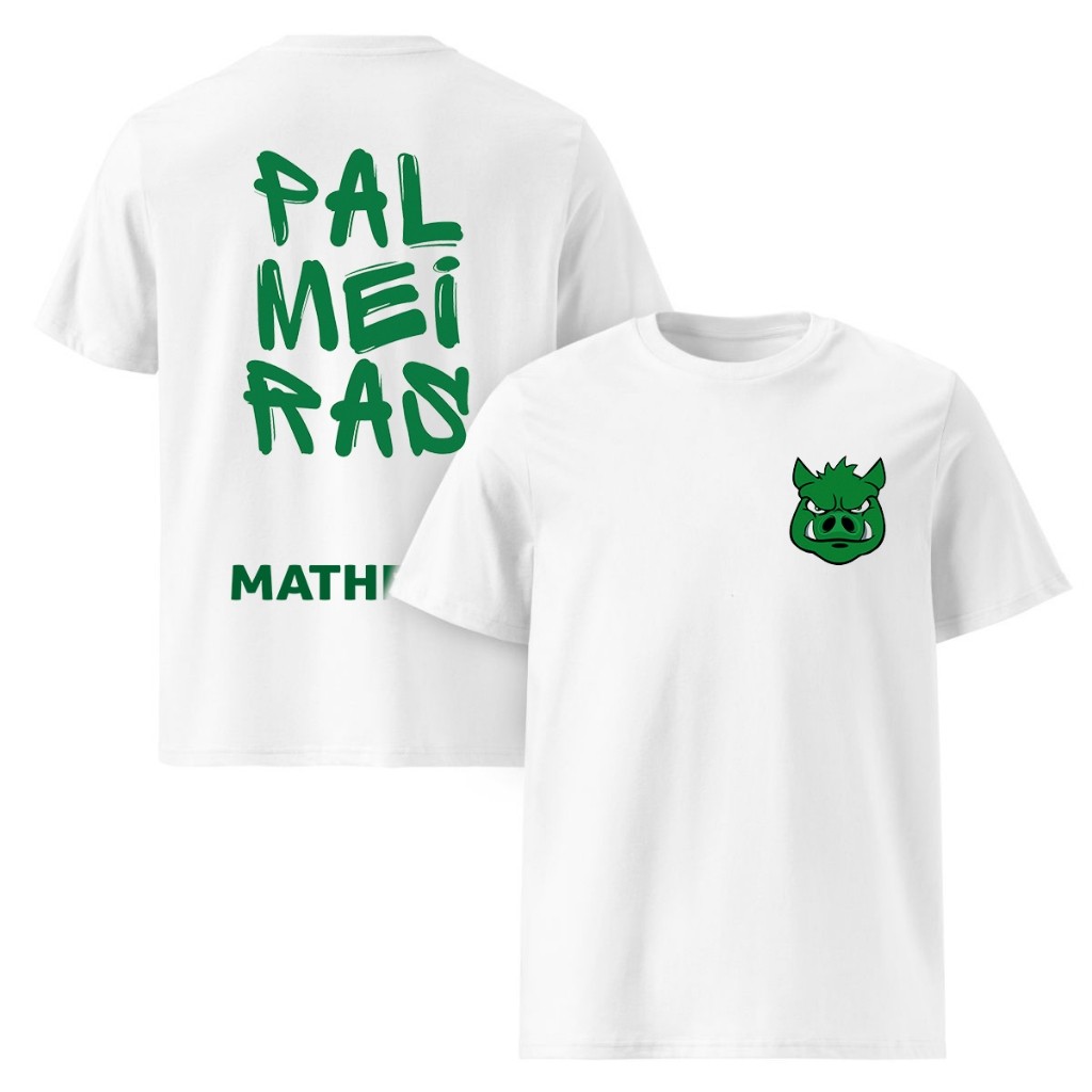 Camisa Palmeiras Personalizada Com Nome Camiseta Verdão Com Nome 100% Algodão Premium Unissex Adulto