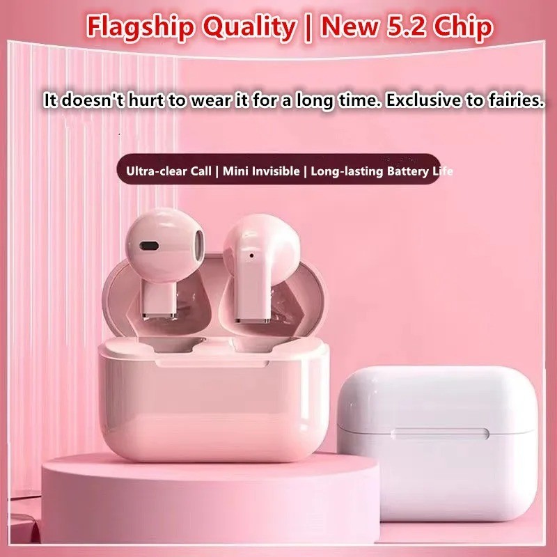 Fones de ouvido Bluetooth sem fio, mini fones de ouvido invisíveis,alto valor estético, fones de ouvido esportivos,pro5s