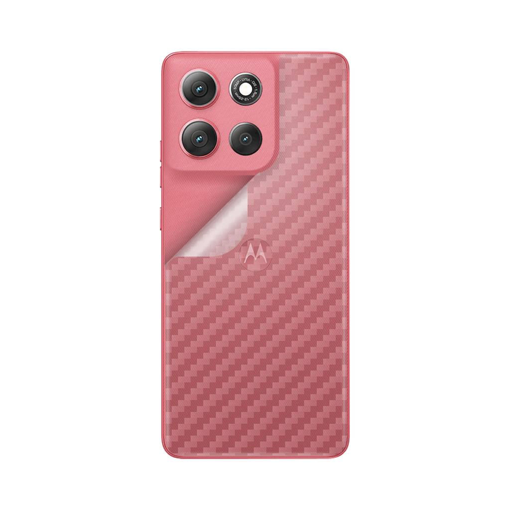 Película Traseira Fibra de Carbono Para Moto G86 5G