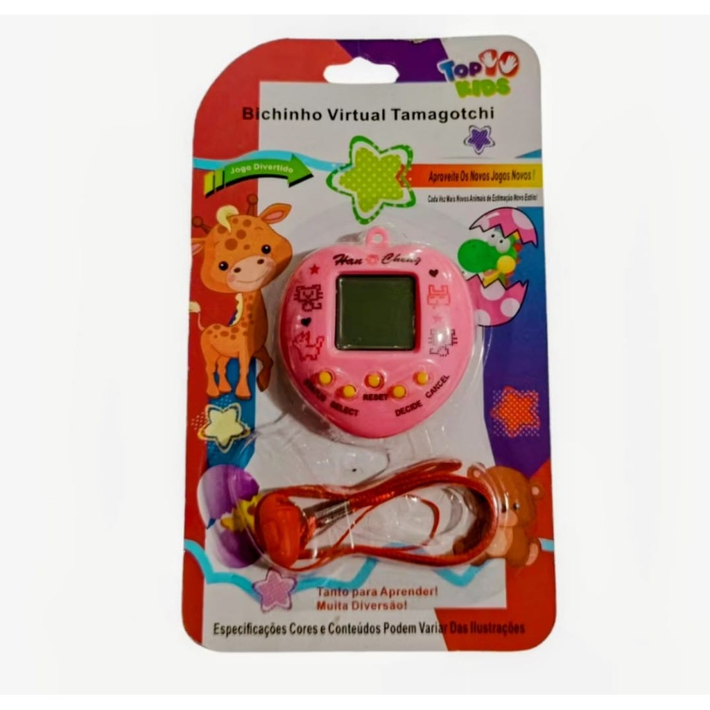Brinquedo Game Bichinho Virtual Machine Pet Super Mini Game Brick Game Tamagotchi Retro Anos 90 Pet