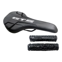 Banco Selim Gts Exotic Bicicleta Mtb Speed + Manopla - Preto