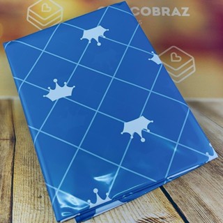 10~50 Toalhas P/ Mesa Festa COROA AZUL Bopp Perola  78x78 INOVE em Oferta na Shopee