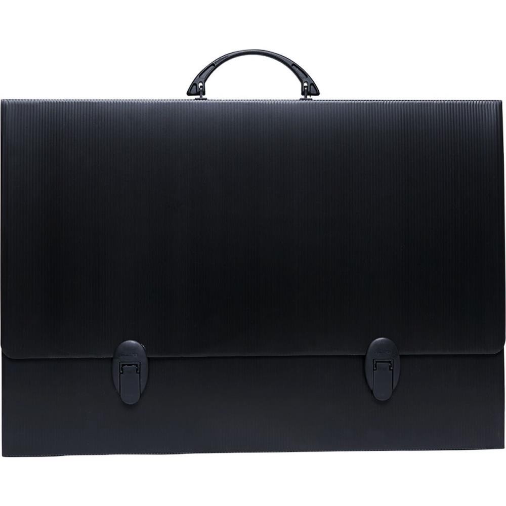 Pasta Maleta Novaonda com ALÇA A2 Preta com Fecho 3,5CM em Oferta na Shopee