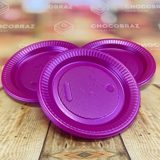 50~250 PRATO 15cm ANIVERSARIO FUCSIA PEROLADO BELLO FESTA em Oferta na Shopee