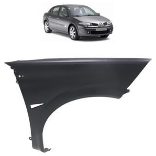 Paralama Dianteiro Megane 2005 2006 2007 2008 2009 2010 2011 2012 2013 2014 Preto em Oferta na Shopee