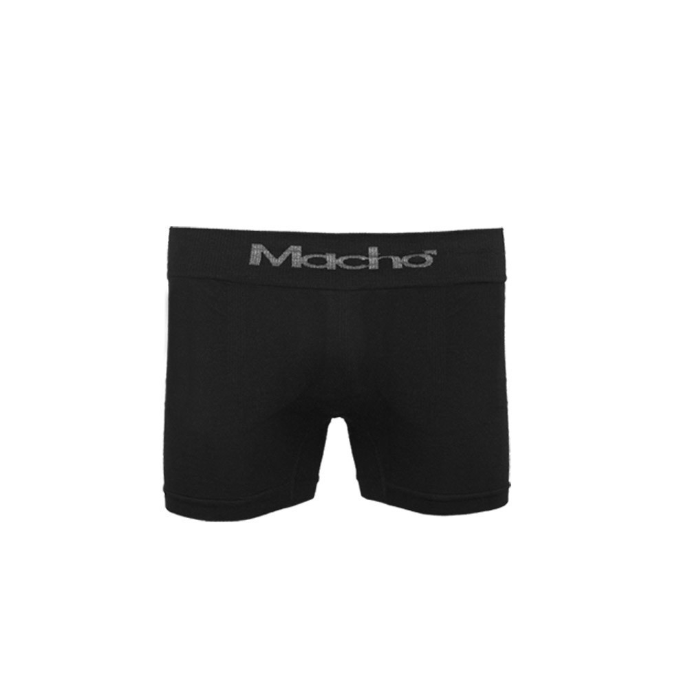 Kit 5 Cuecas Boxer Sem Costura Macho Poliamida - Preta em Oferta na Shopee