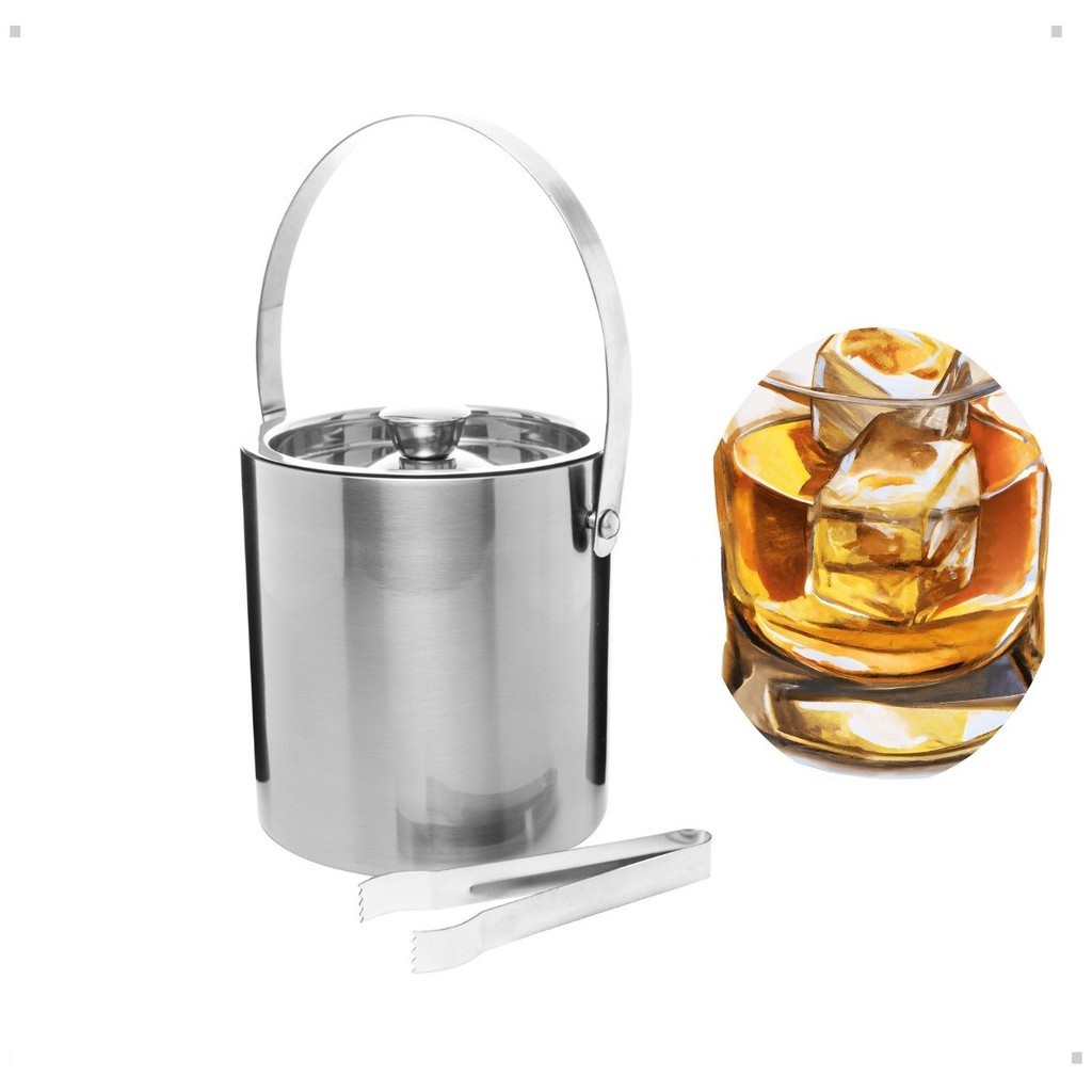 Balde de Gelo com Tampa e Pegador: Onde Comprar | BuscaProdutos