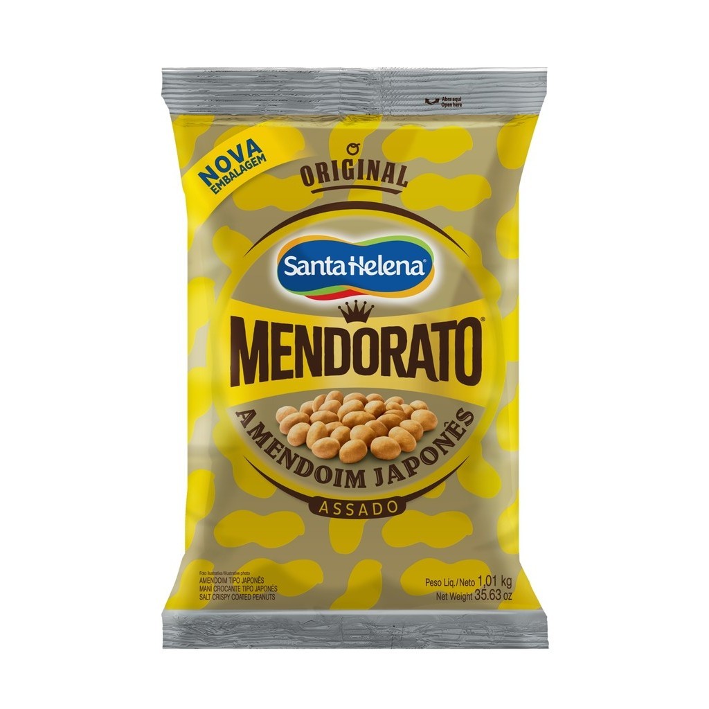 Mendorato Amendoim Japonês 1,010kg - Food & Beverages