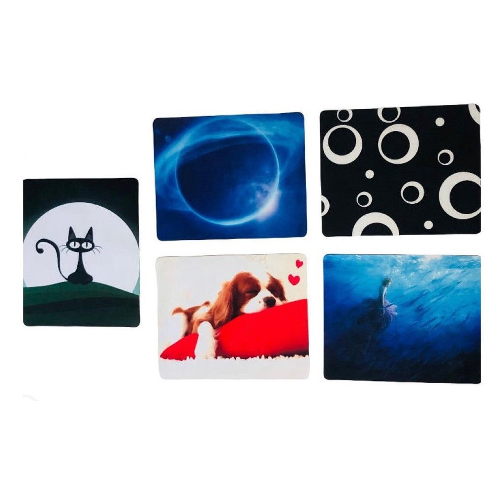 Mouse Pad Pequeno 22x18 Tapete Mesa Fino Impermeável Desenho