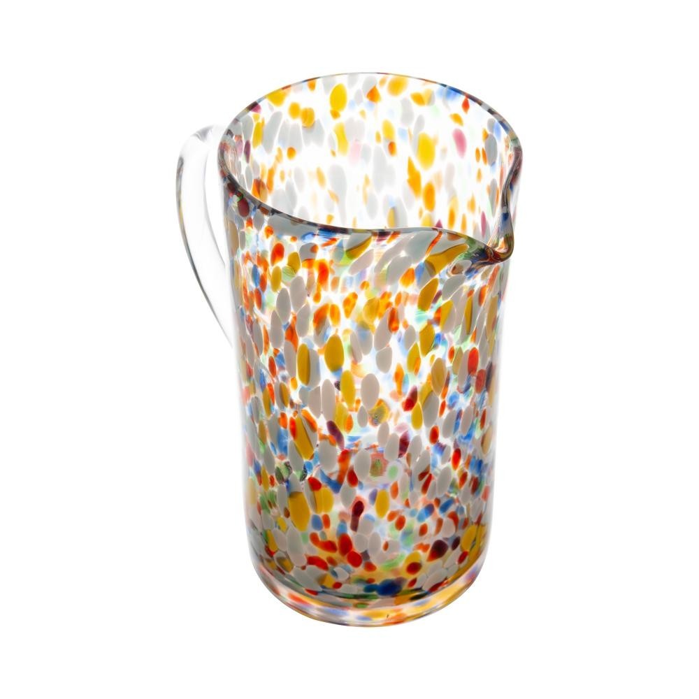 Jarra Wolff Aquarela de Vidro 19,5cm x 12,5cm x 21cm - Home & Living