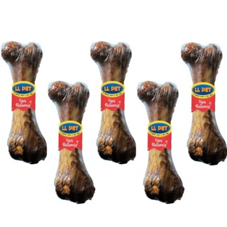 Osso Fêmur Suíno Defumado Pet Petisco Natural Mordedor Para Cachorro Cães Kit Com 05 Un em Oferta na Shopee