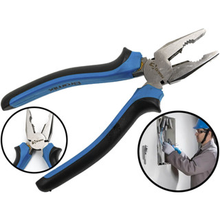 Alicate Universal Hobby Aço Carbono Polido 8 Polegadas Profissional Cabo Emborrachado em Oferta na Shopee