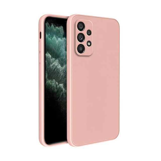 Crystal Capas De Silicone com Veludo Dentro Para Samsung A04 ,A04S ,A04E ,A14 ,A24 ,A34 ,A54