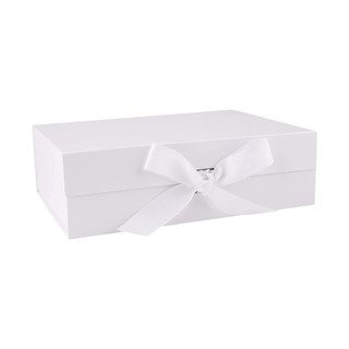 Kit 13 Caixas de Papel Rígido Retangular Branco com Imã e Fita (28,2x20,2x9,2cm) Rizzo em Oferta na Shopee