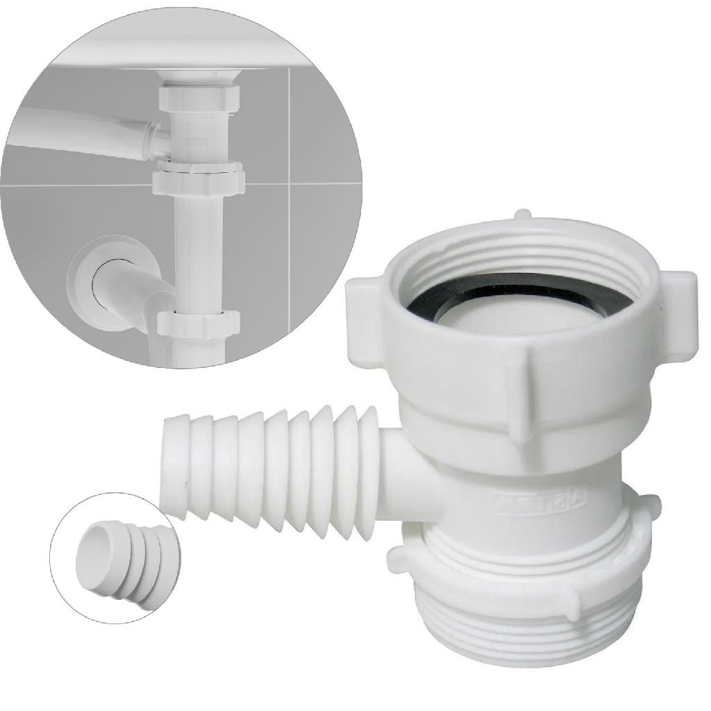 Adaptador P/ Máquina De Lavar Louça Com Saída P/ Sifão Astra