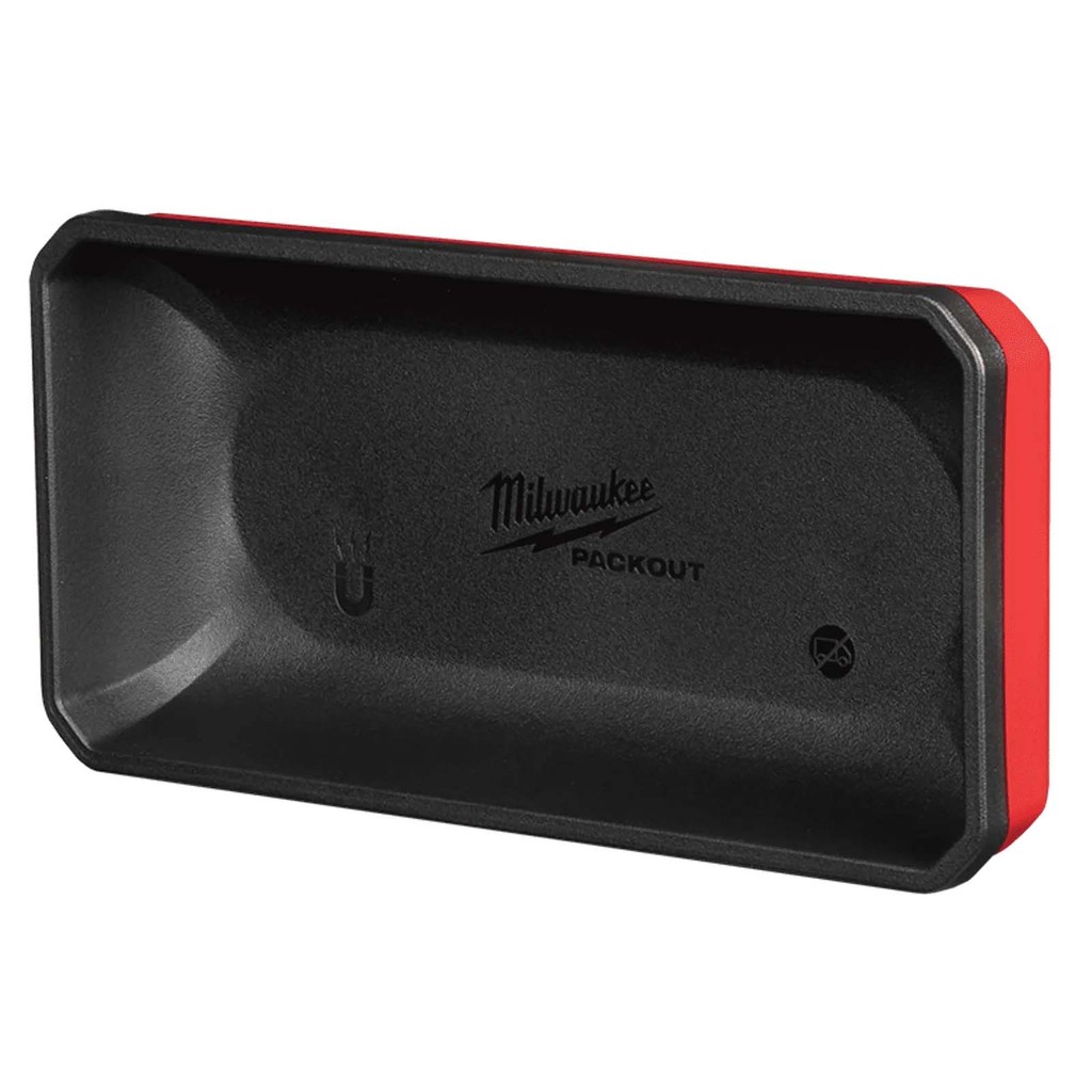 Recipiente Packout Prato Retangular Magnético MILWAUKEE 48-22-8071 para Bits e Parafusos