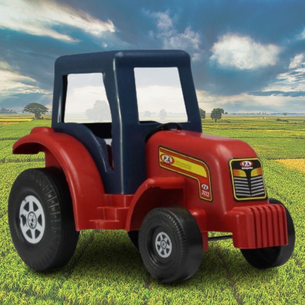 Brinquedo criança trator colorido roda livre fazendinha carrinho presente bom barato achadinho shope