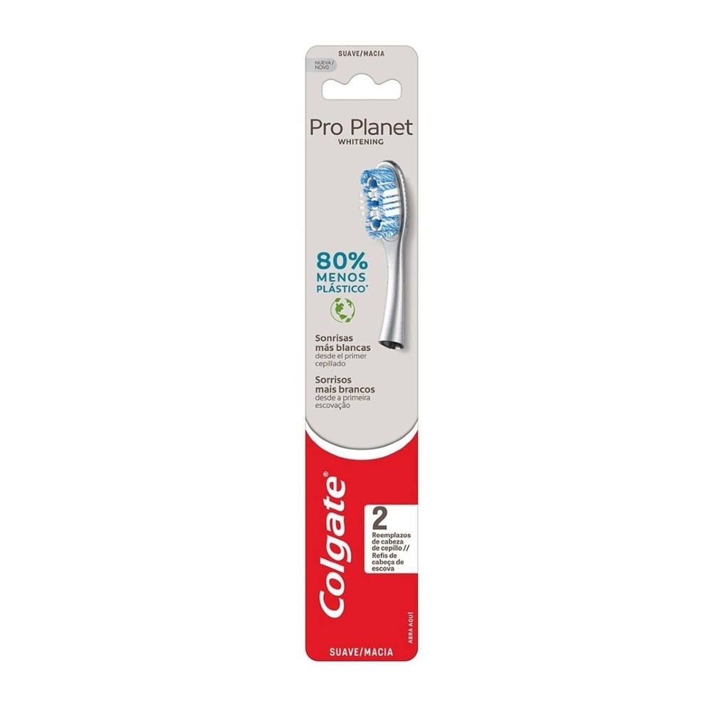 Escova de Dente Colgate Pro Planet Refil 2 Unidades em Oferta na Shopee