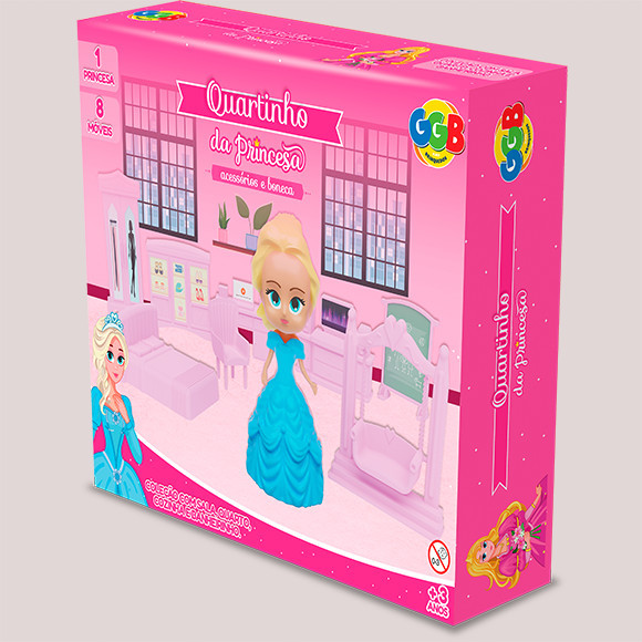 Quartinho da Princesa - Acessórios e Boneca