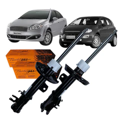 Par 2 Amortecedor Dianteiro Cofap Original Punto Linea 2007 2008 2009 2010 2011 2012 2013 a 2016