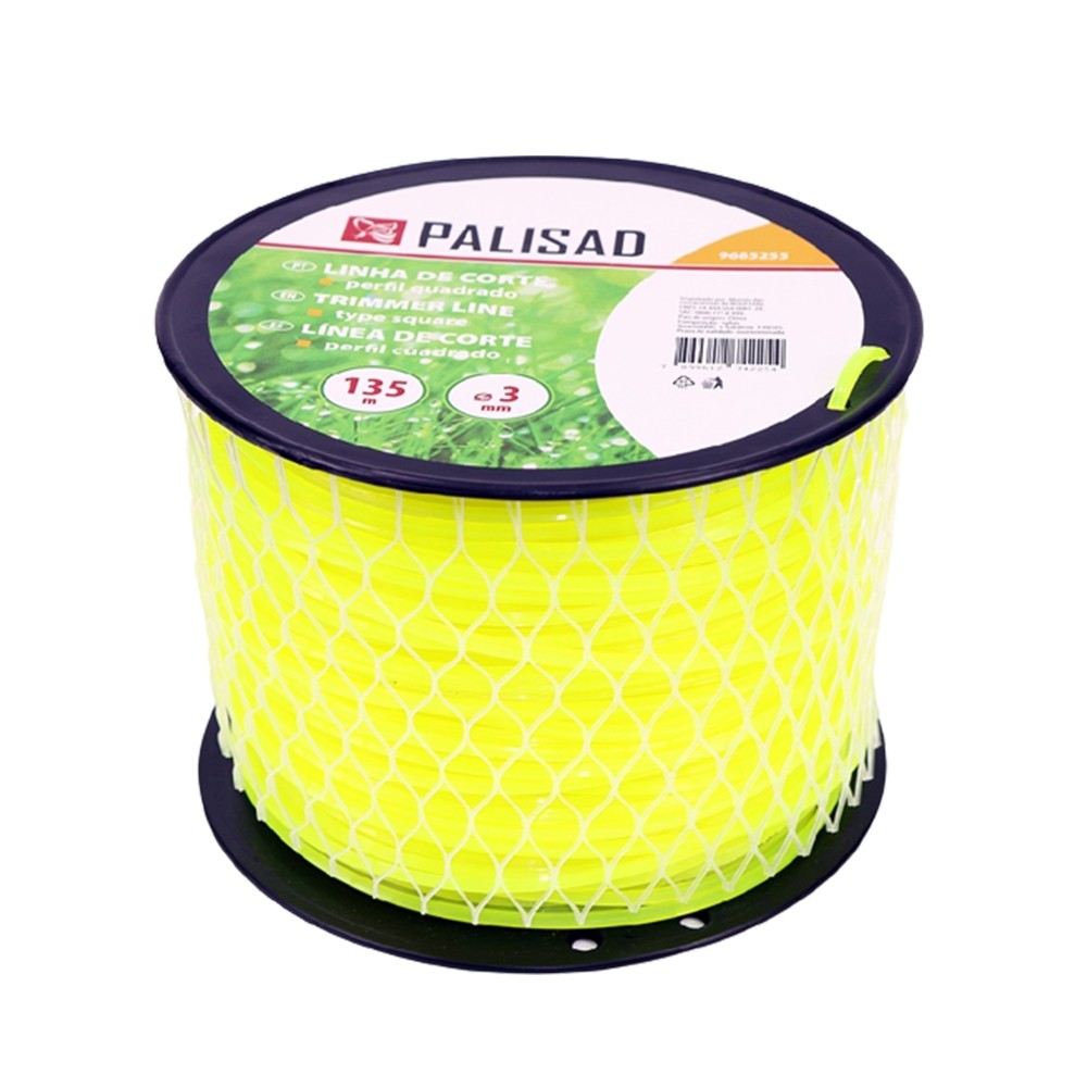 Fio de Nylon Quadrado 3mm para Roçadeiras com 135 Metros PALISAD 9685255 em Oferta na Shopee