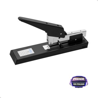 Grampeador Grande Profissional Reforçado para Até 100 Folhas Extra Forte Casa Escritório Escola em Oferta na Shopee