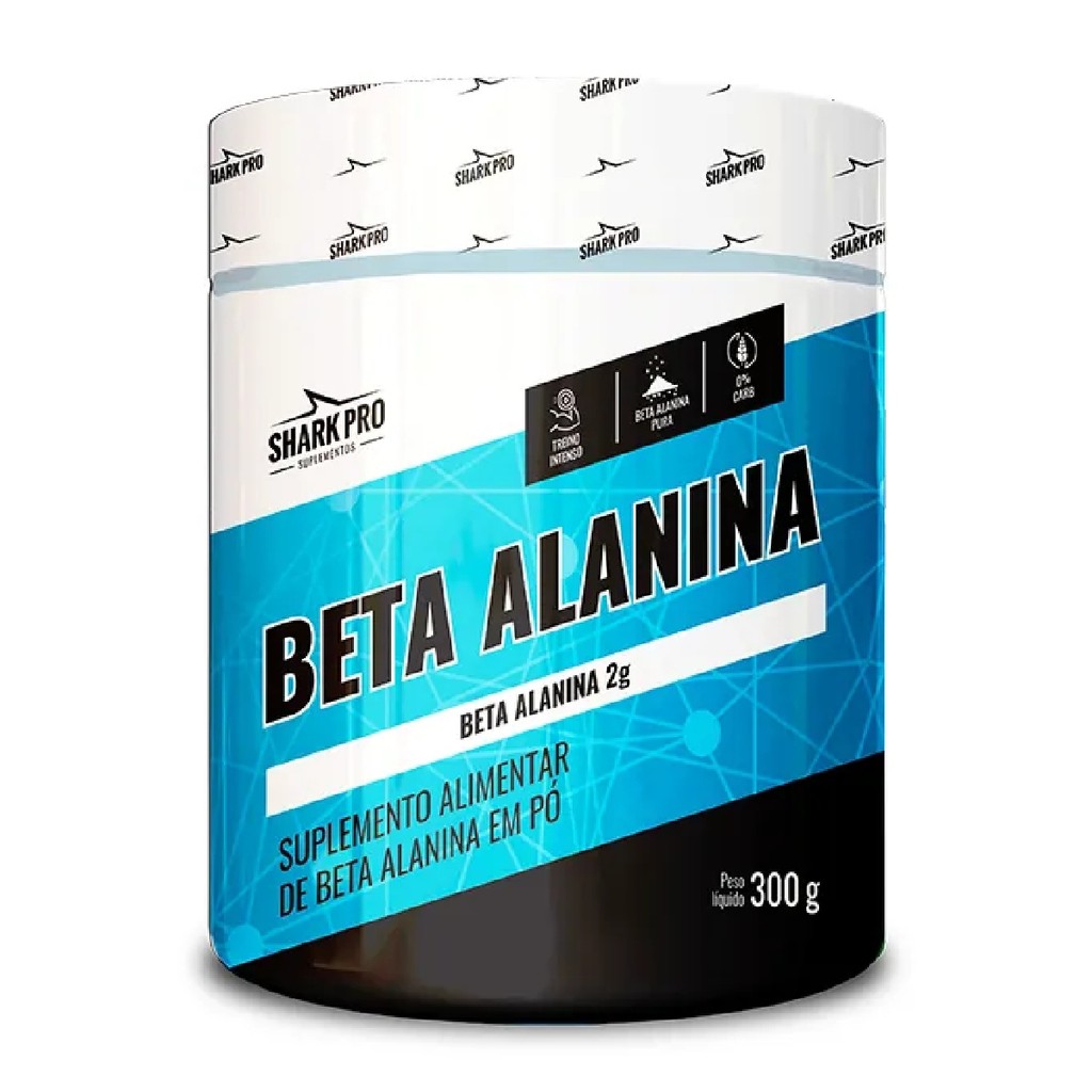 Beta Alanina Pote 300g Shark Pro em Oferta na Shopee