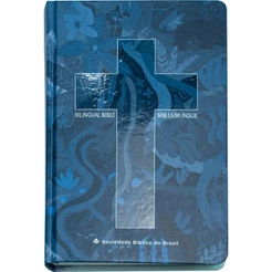 Bíblia Sagrada Bilíngue | NTLH | Letra Normal | Capa Dura | Azul