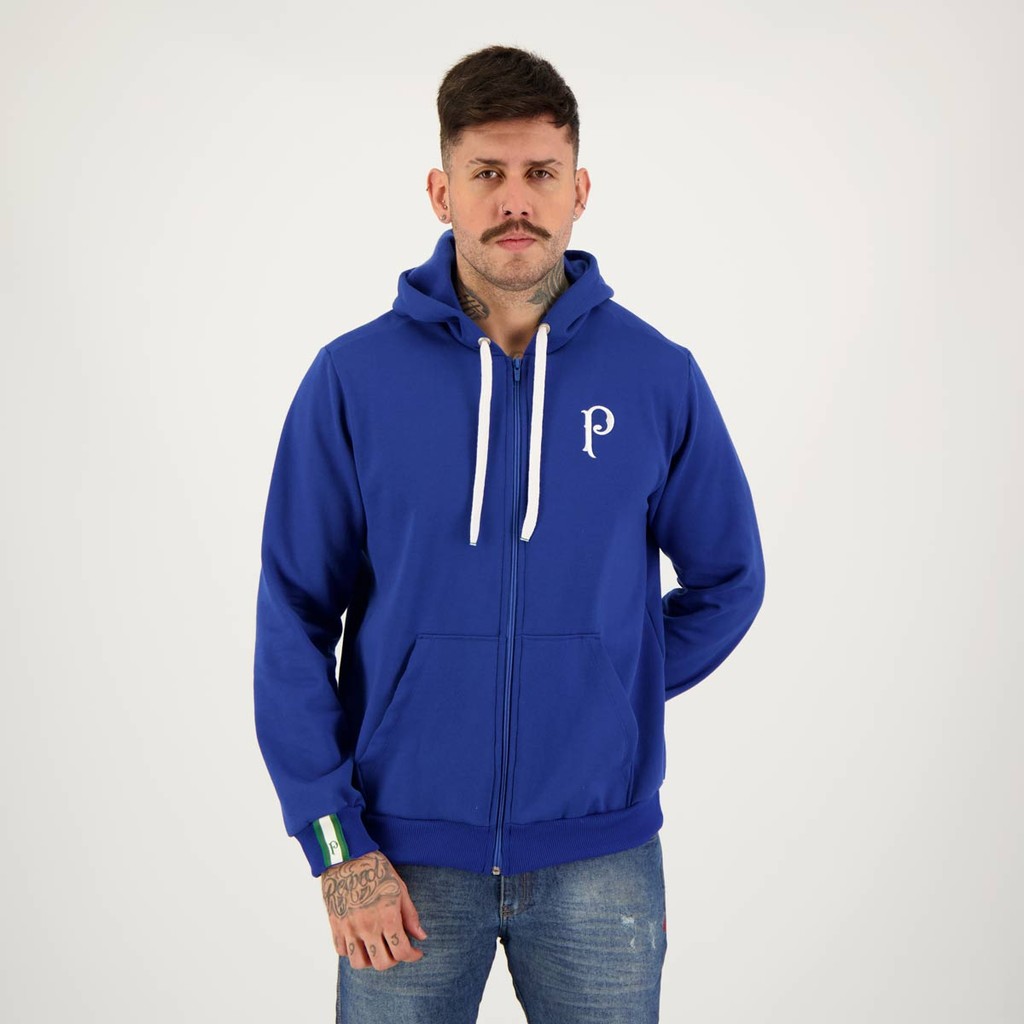 Jaqueta Palmeiras Moletom Warrior Azul - Men Clothes