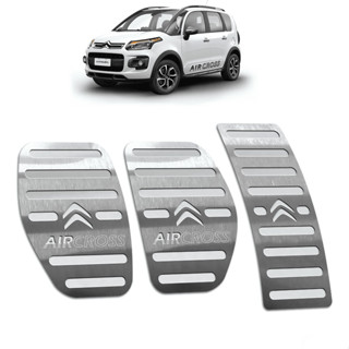 Pedaleira Aircross 10/16 Manual Aço Inox - Não fura o pedal em Oferta na Shopee