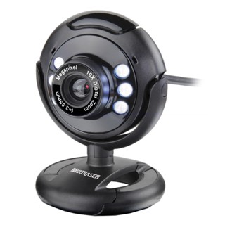 Web Câmera Multilaser Nightvision WC045 - com Microfone e LED em Oferta na Shopee