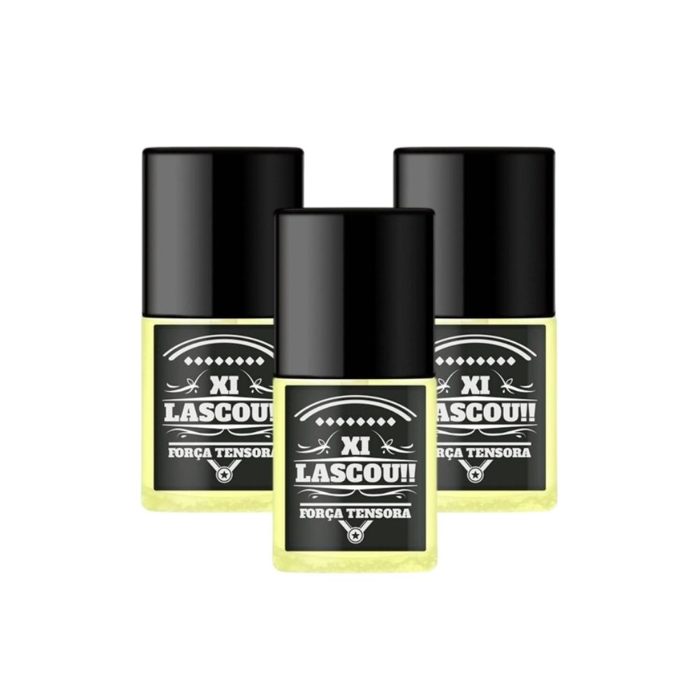 Kit Esmalte Top Beauty Sos Unhas Xi Lascou 7ml (3 unidades) em Oferta na Shopee