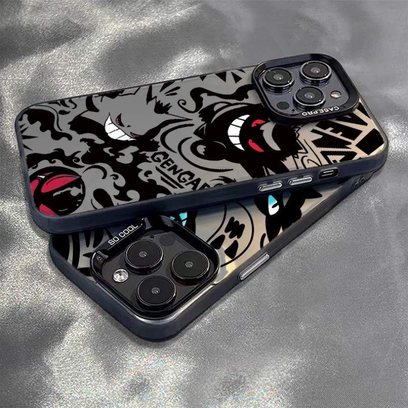Tendência Anime Pokémon Gengar Capa De Telefone Fosca Para Realme 11 12 Pro + 12X C67 C65 C33 C31 C63 C61 C53 C51 C55 C21Y C25Y C35 C25S C15 C17 Premium À Prova De Choque - detalhe
