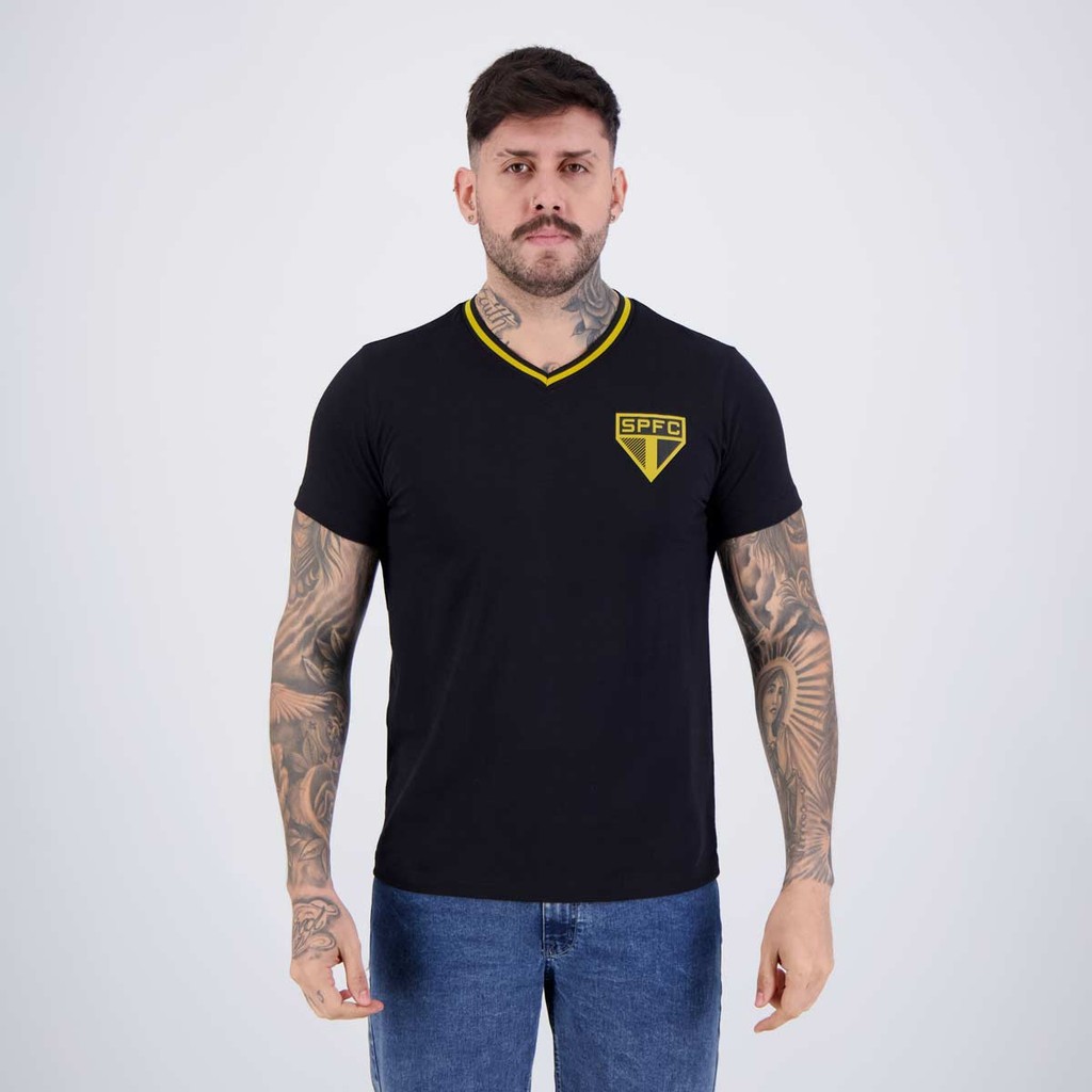 Camisa São Paulo Clube Preta - Sports & Outdoors