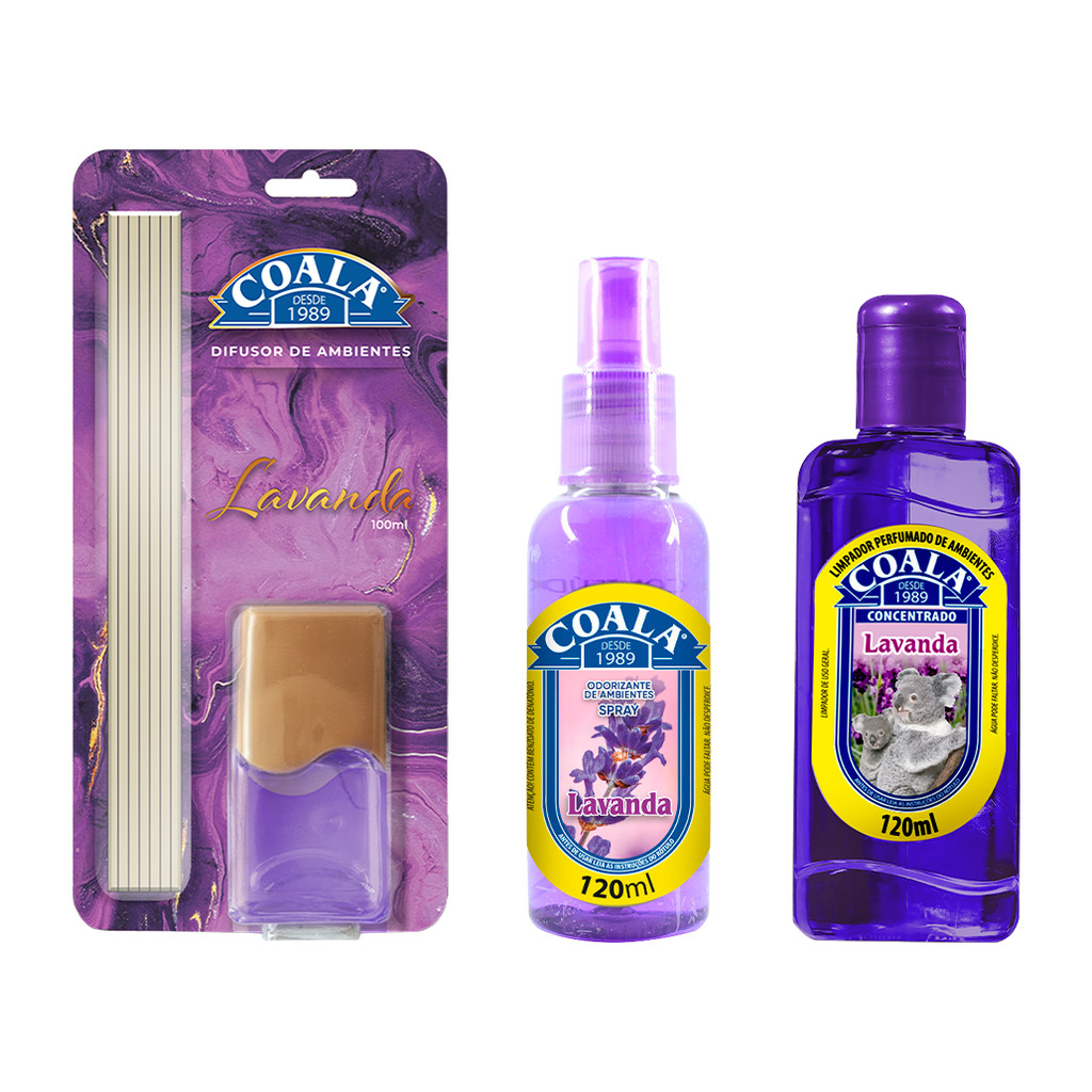 kit Aromatizante  Coala Lavanda - Home & Living