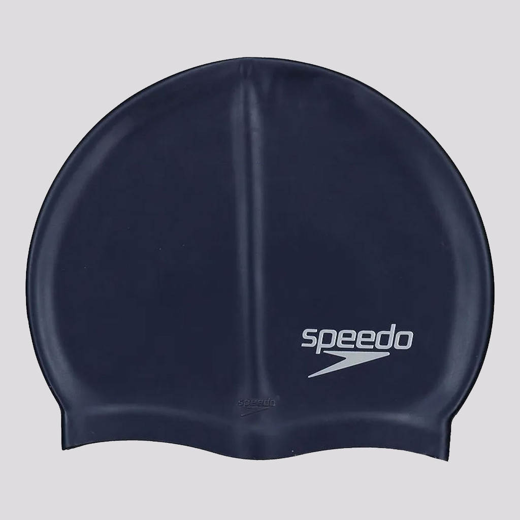 Touca de Natação Speedo Silicone Lisa Marinho em Oferta na Shopee