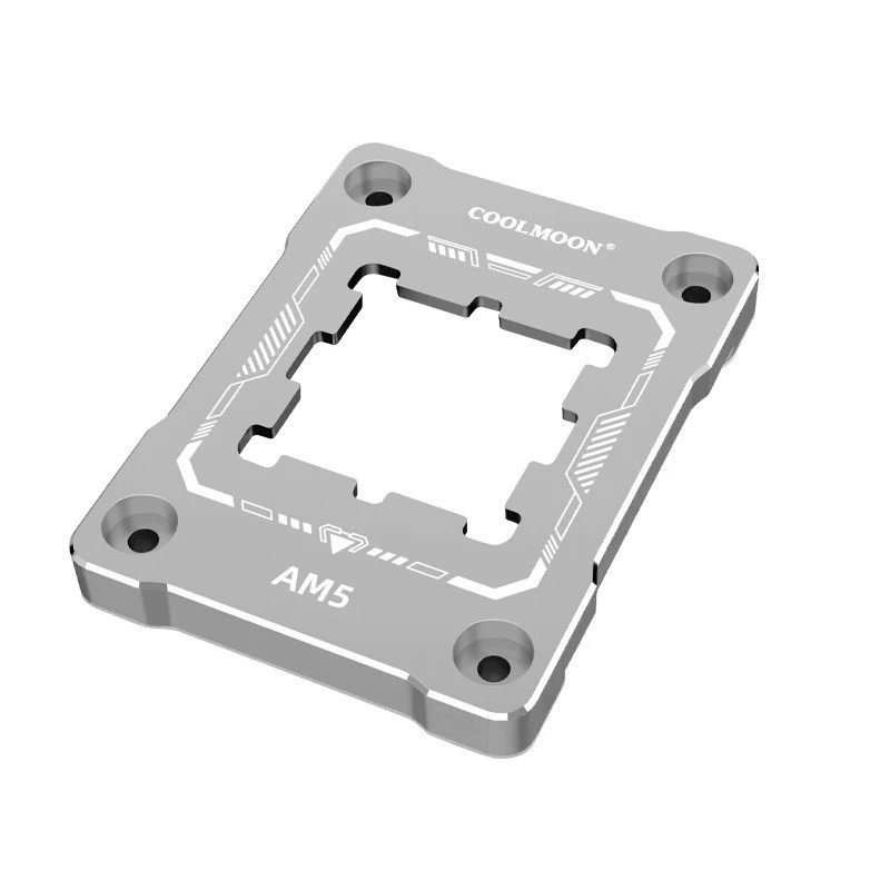 Adaptador Socket Processador Amd Am5 Contact Frame Prata Moldura Contato Corretor Pressão Cpu